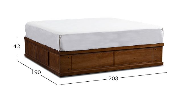 Base De Cama King Size Dante Café