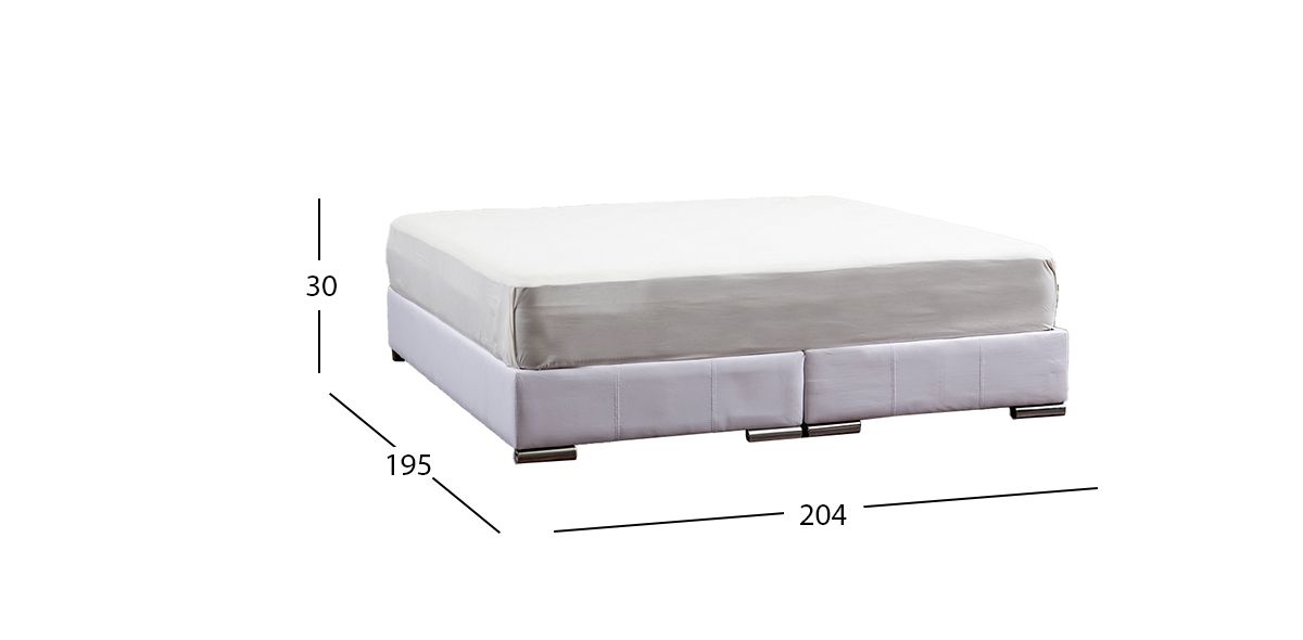 Base De Cama King Size Vielka Blanco