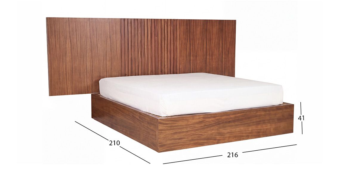 Base de Cama King Size Sabina Café