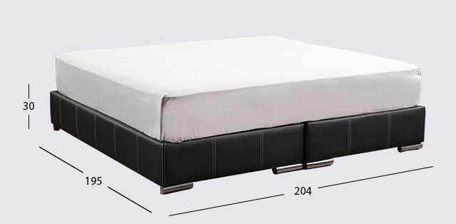 Base De Cama King Size Vielka Negro