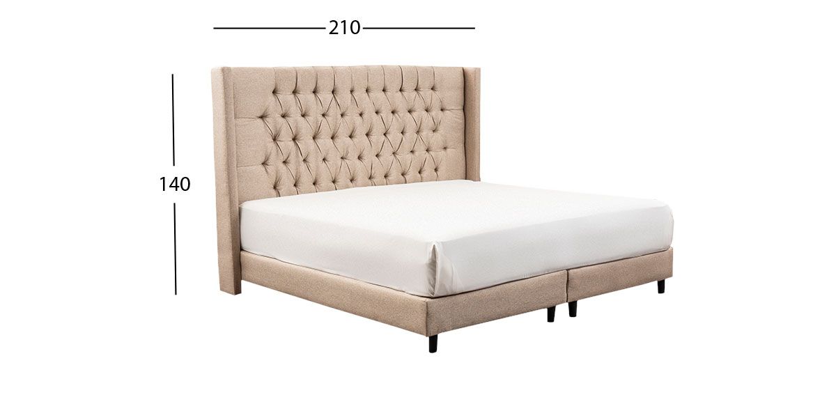 Cabecera King Size Estela Beige