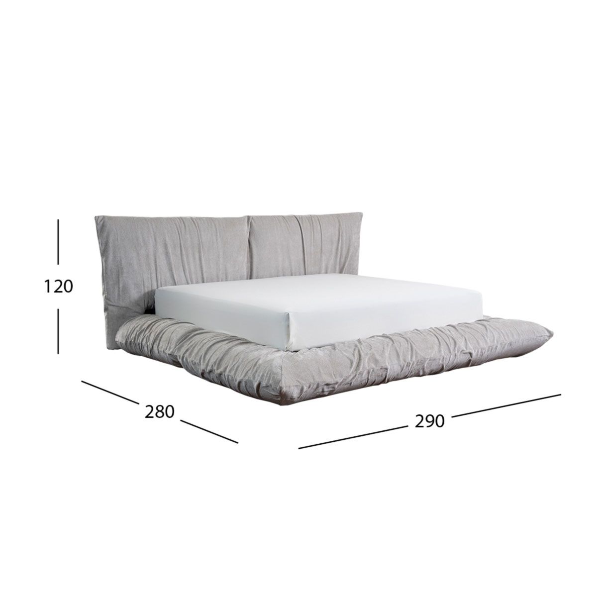 Cama King Size Maghia Café
