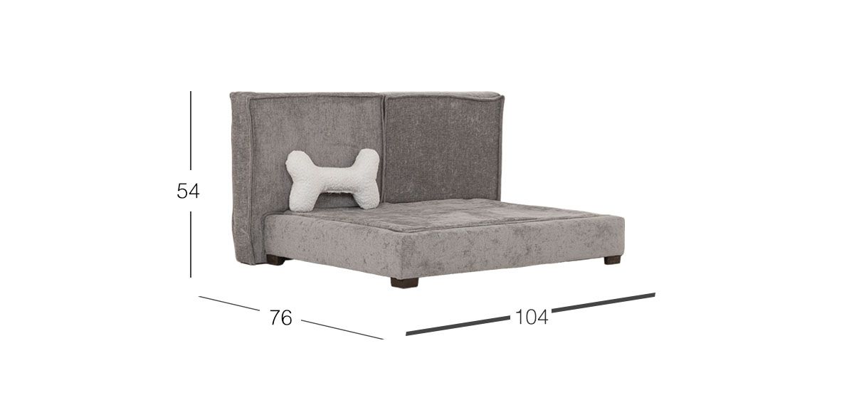 Cama Para Mascota Nizza Gris