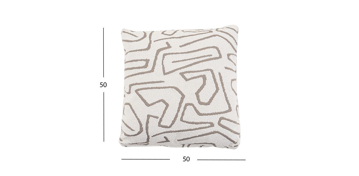 Cojín Decorativo Vissi Beyas Blanco (Boal)