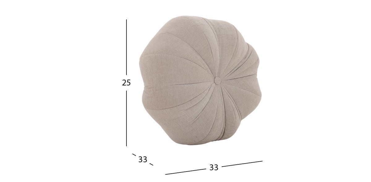Cojín Decorativo Polonia Beige