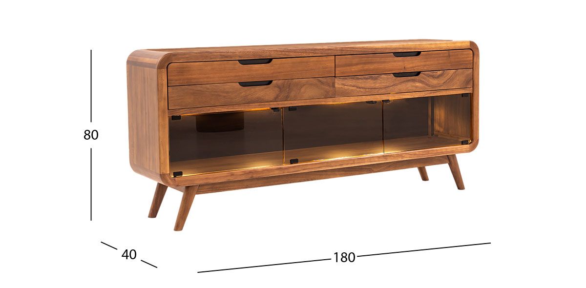 Credenza Parota Afair  Café