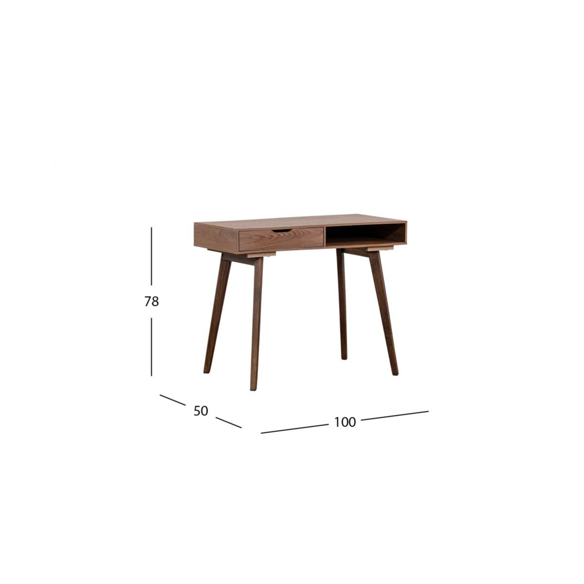 Escritorio Jr 1 Cajón Brunei Café