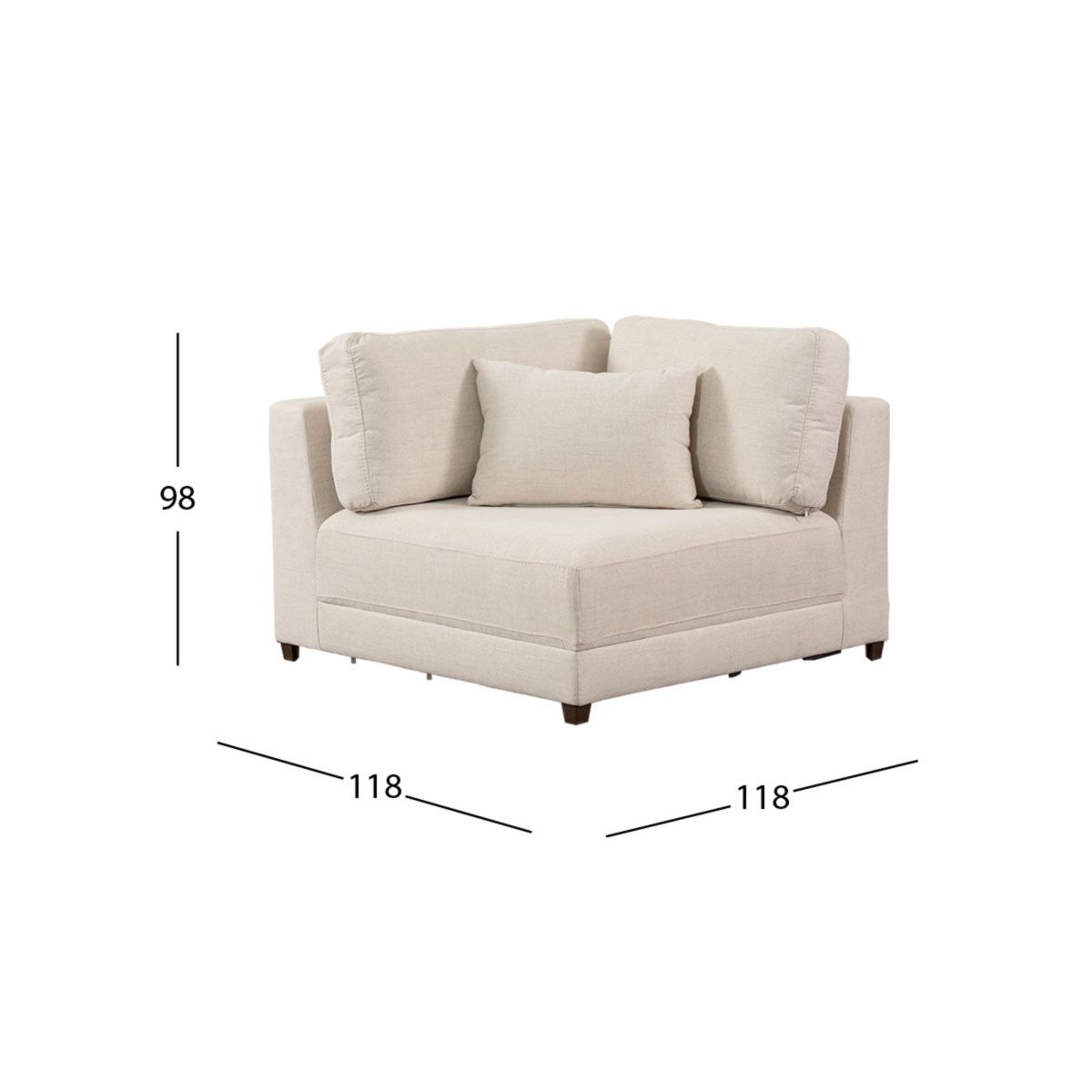 Sillón Esquinero Eland CL Blanco