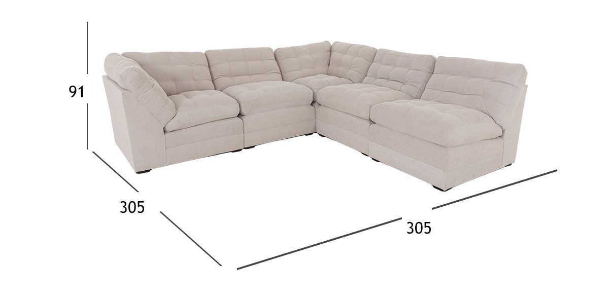 Sala Morrison New Beige 5 Piezas