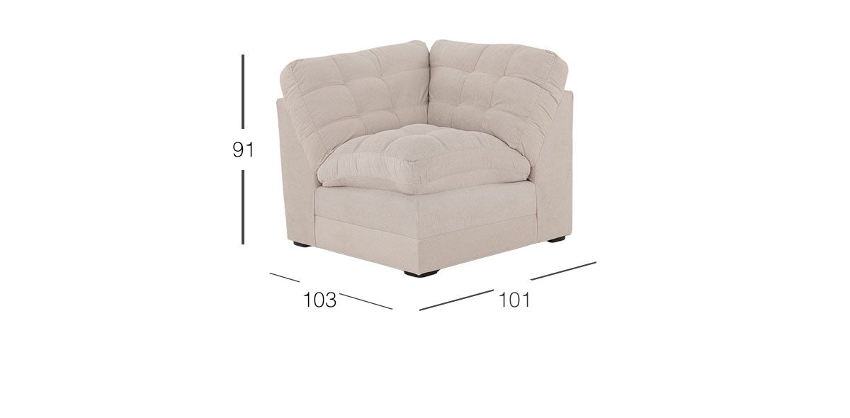 Sillón Esquinero Morrison New Beige