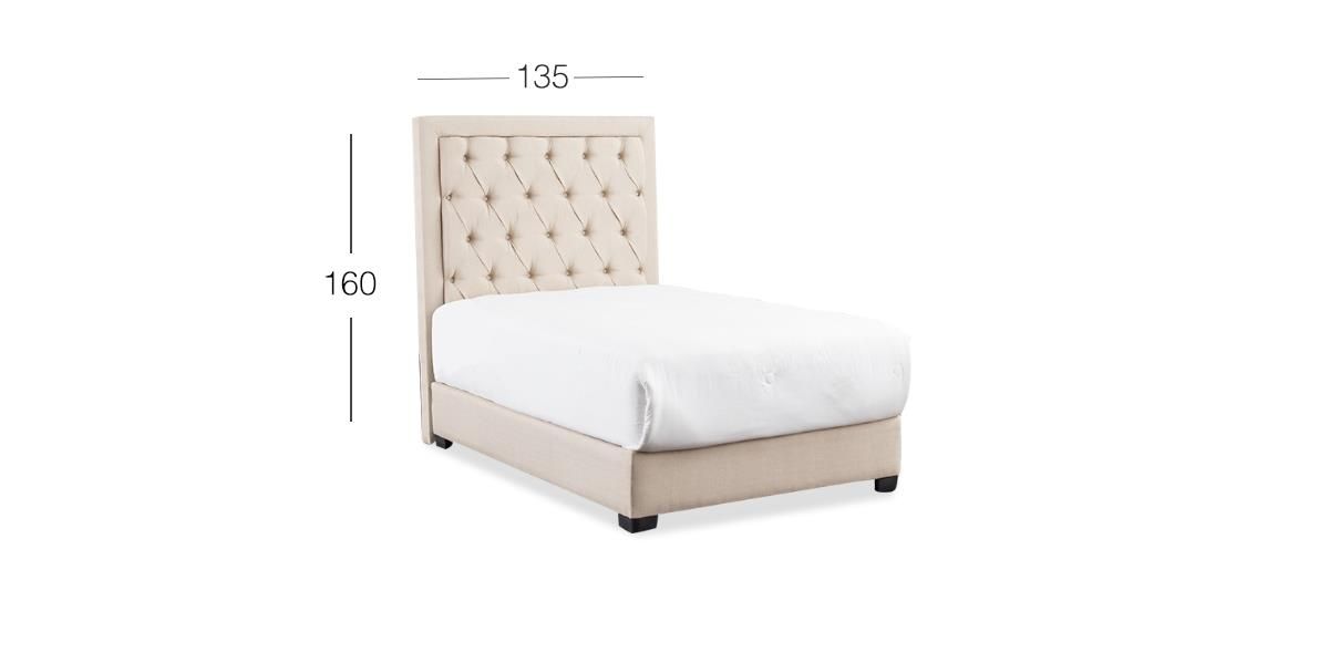 Cabecera Matrimonial Gianna Louis Beige