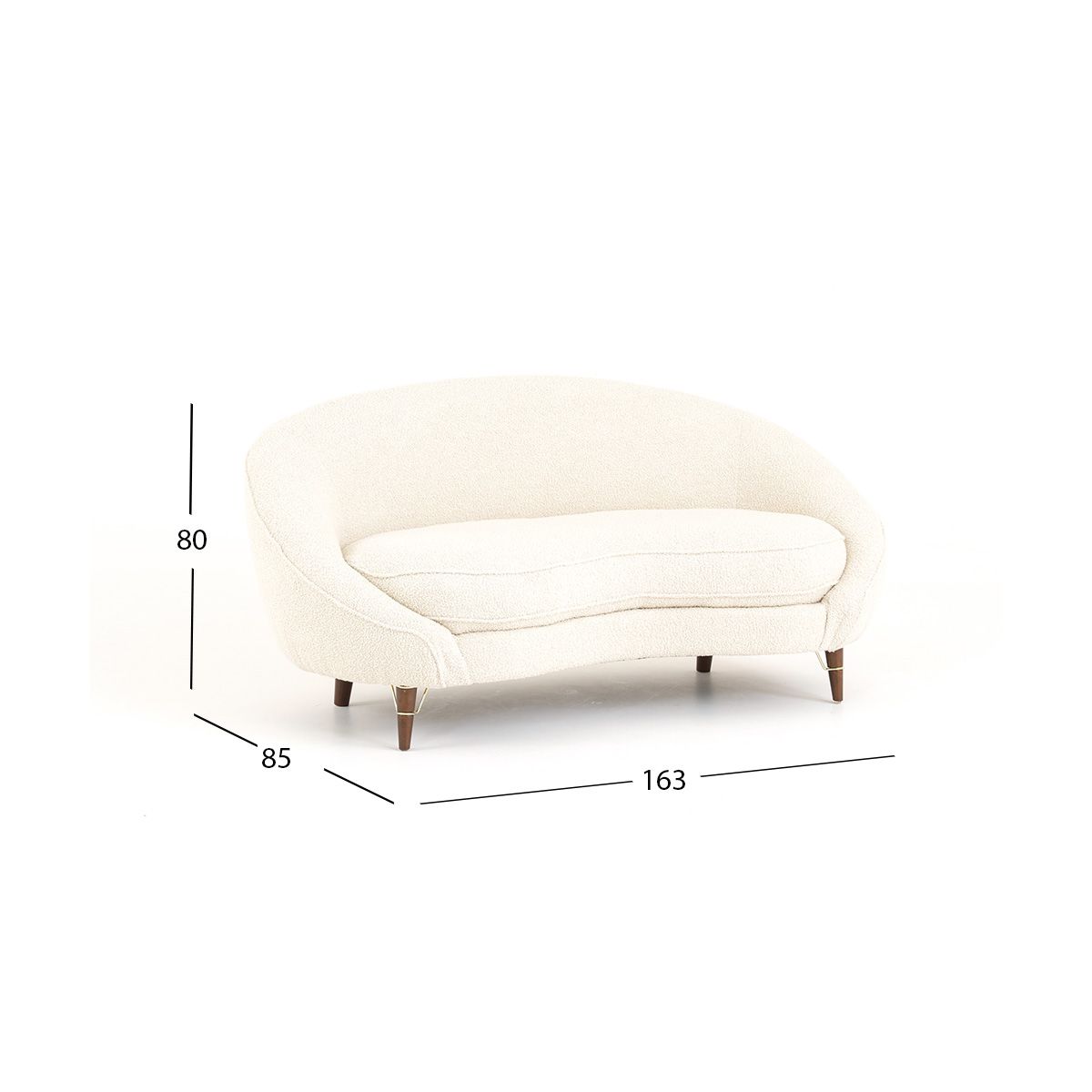 Sofá 2 Plazas Abrassi Beige