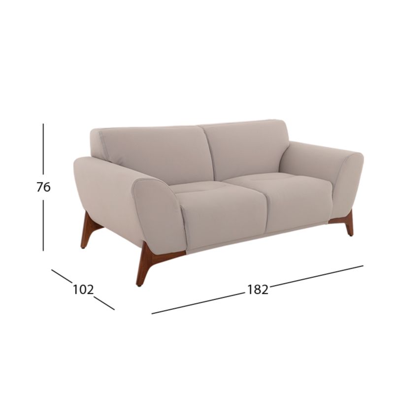 Sofá 2 Plazas Arello Gris (Boal)