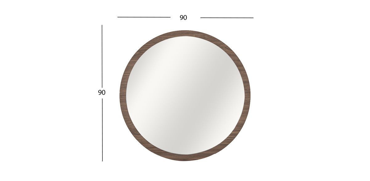 Espejo Padma CL Café