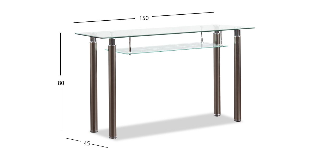 Consola Rectangular Enkel II Plata 