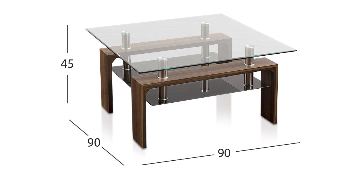 Mesa De Centro Cuadrada Galeana II