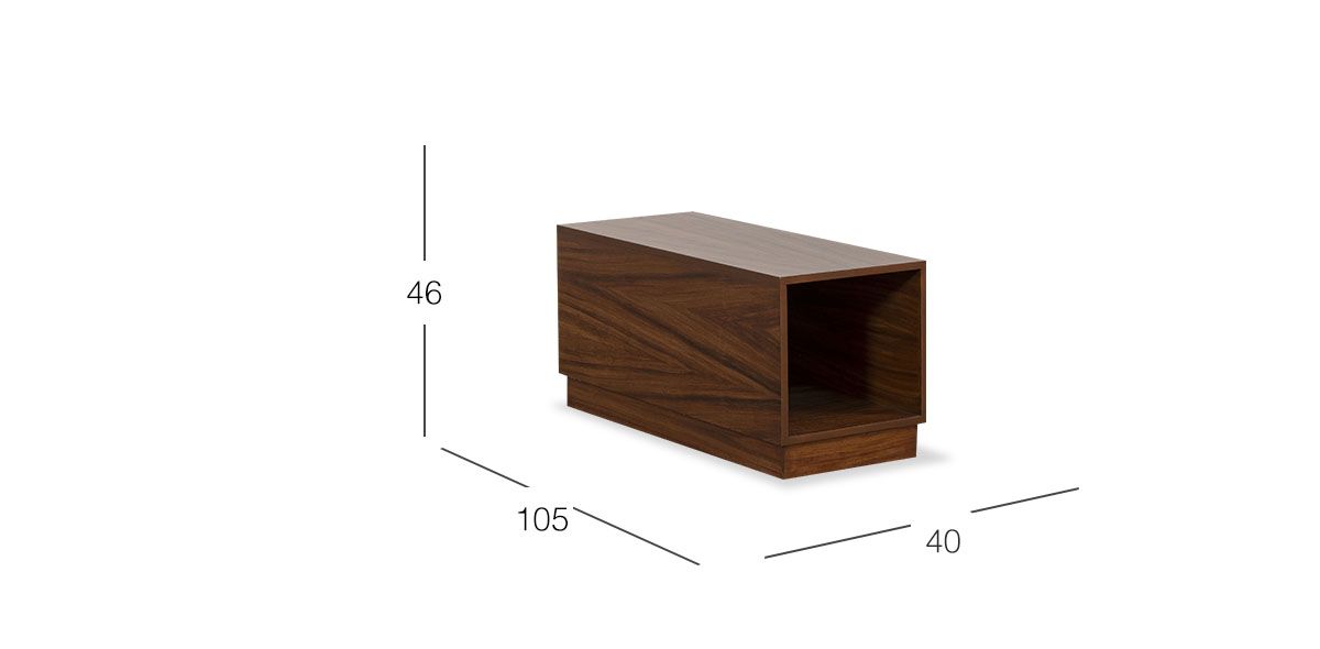 Mesa Lateral Rectangular Alice Café