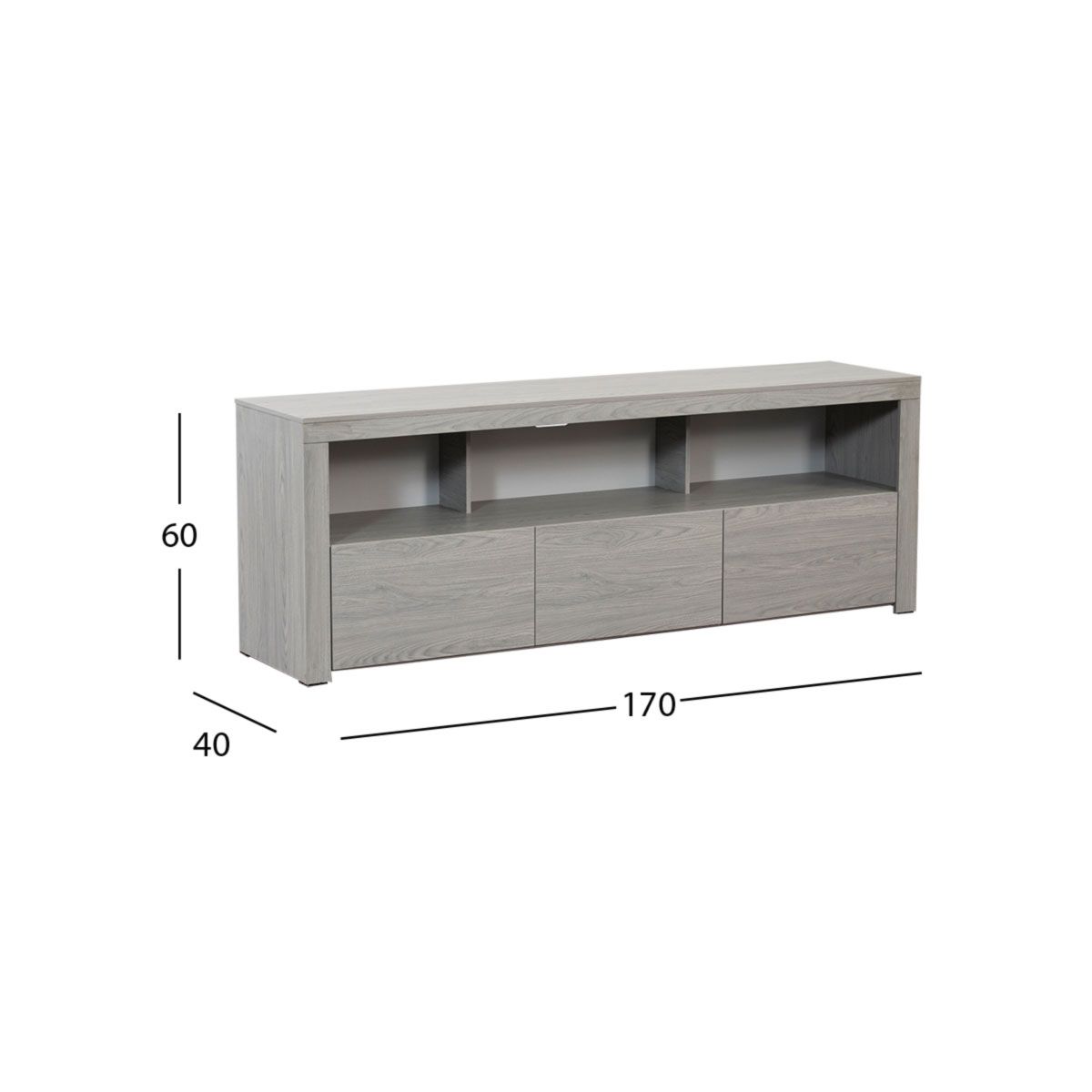 Mesa TV 170 Cm Marbella Gris