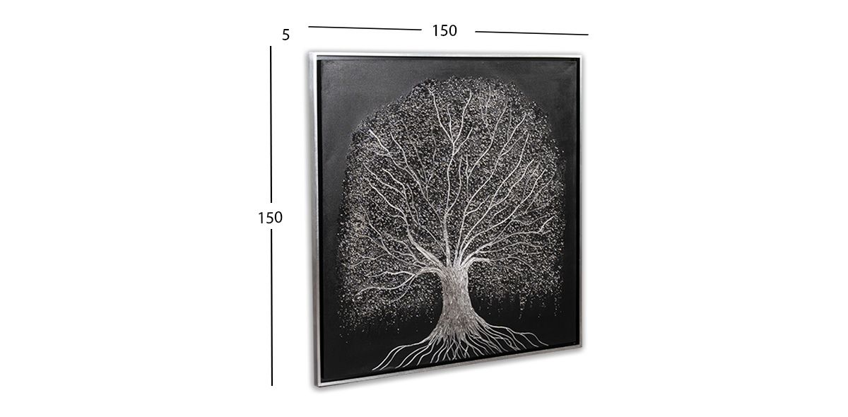Cuadro Decorativo Pearl Negro