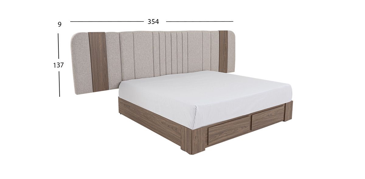 Cabecera King Size Padma CL Café