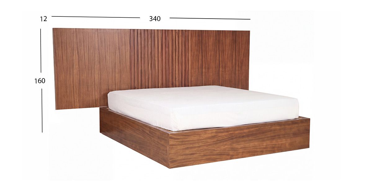 Cabecera King Size Sabina Café 