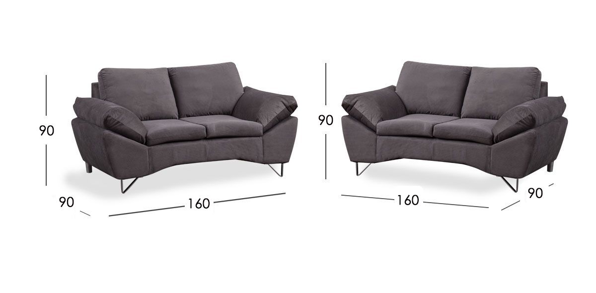 Sala Redwood III Gris 2 Piezas