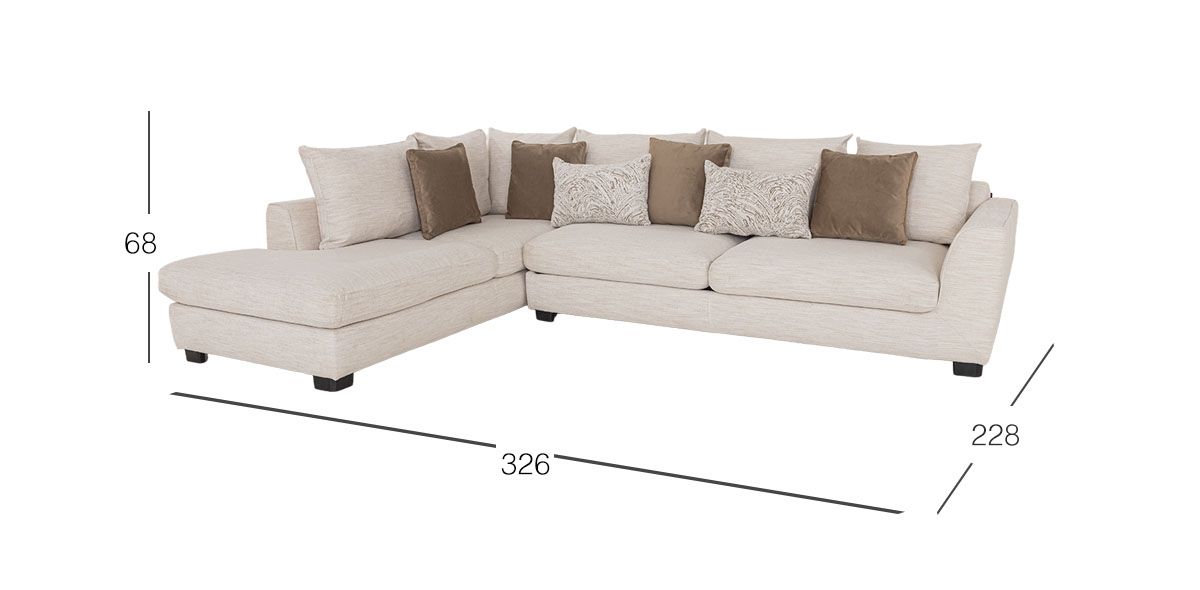 Sala Modular Izquierda Surf Beige (Boal)