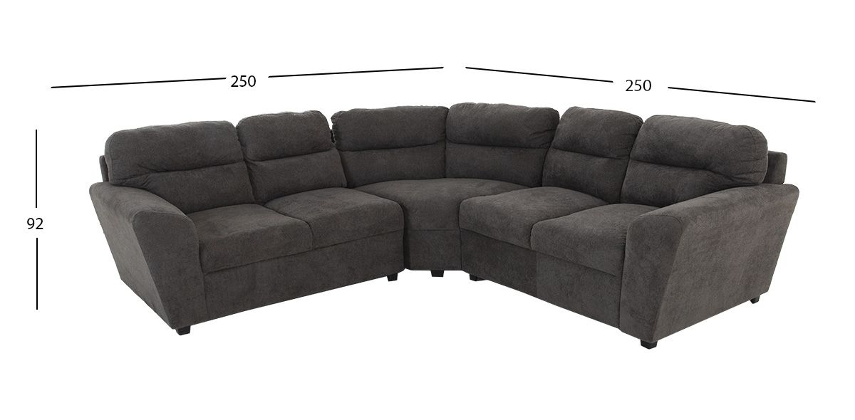 Sala Modular Esquinera Amara Gris