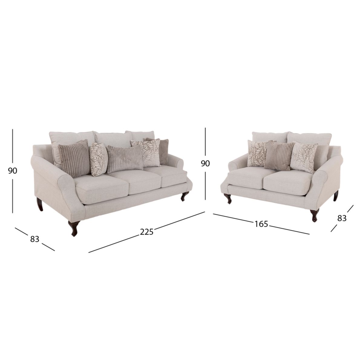 Sala James Fiora Ecru Blanco