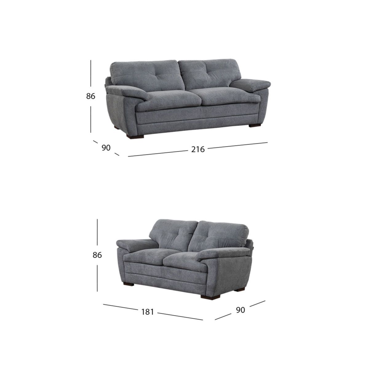 Sala Jerry Promo Gris (Boal)