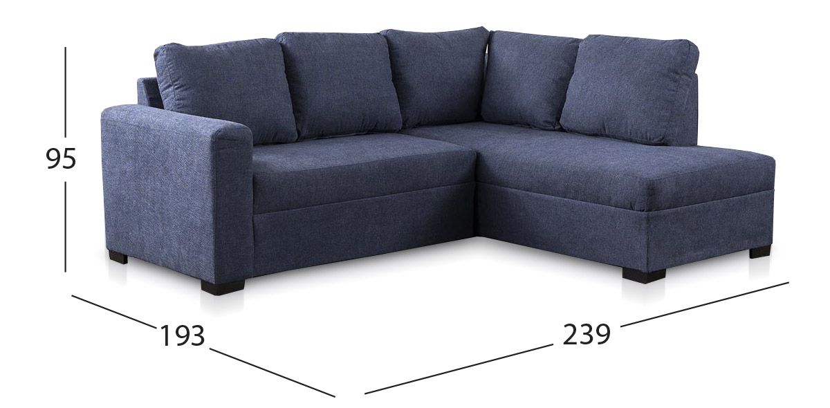 Sala Modular Derecha Anya New Azul