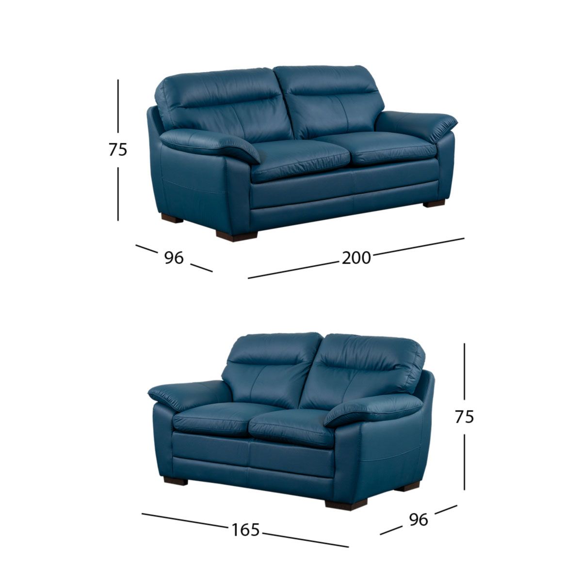 Sala Piel Match Angels Azul  (Boal)