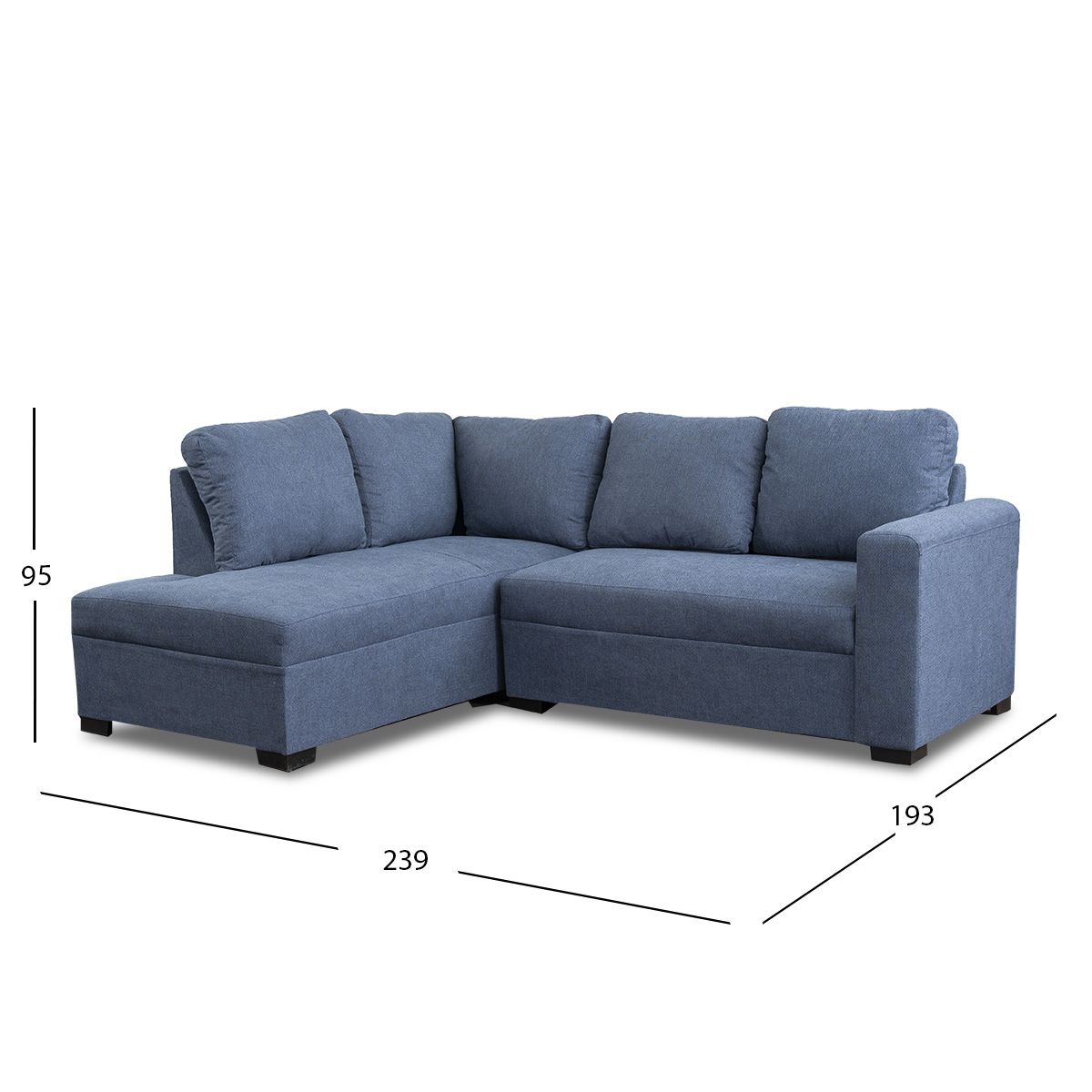 Sala Modular Izquierda Anya New Azul