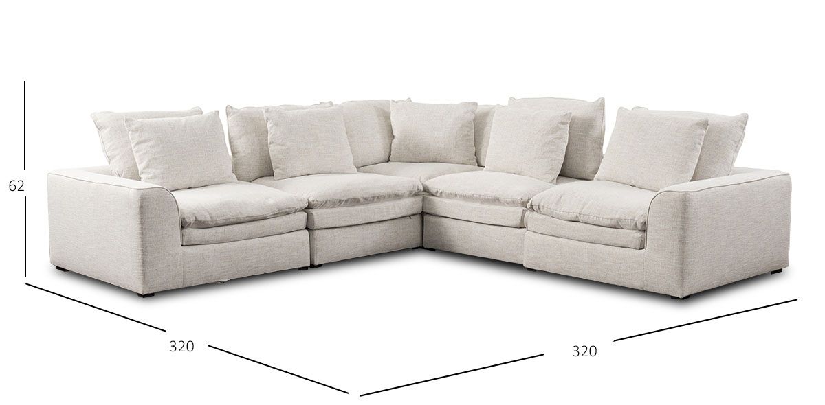 Sala Modular Lorian Beige (Boal)