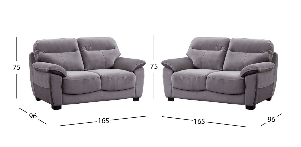 Sala Tour Gris 2 Piezas (Boal)