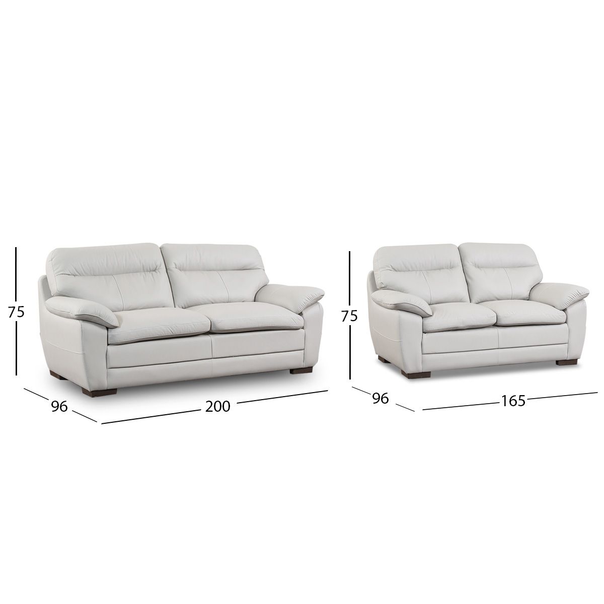 Sala Piel Match Angels Gris  (Boal)