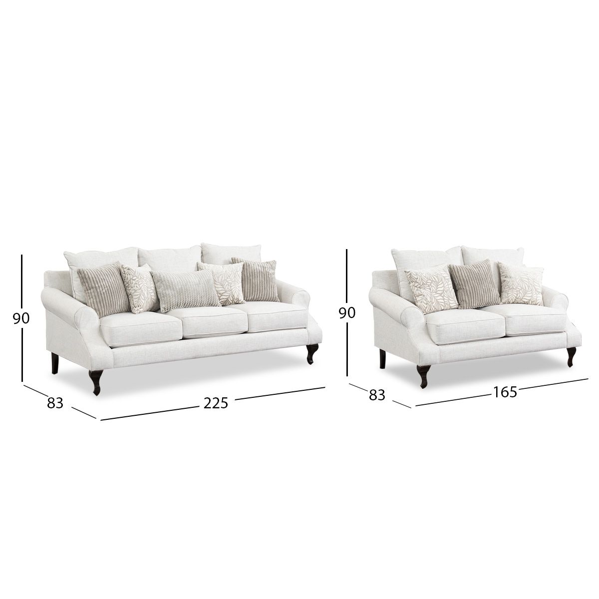 Sala James Fiora Ecru Blanco