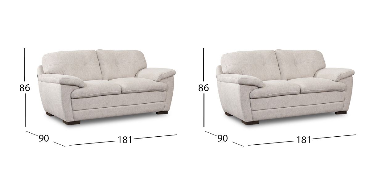 Sala Jerry Promo Beige (Boal) 2 Piezas