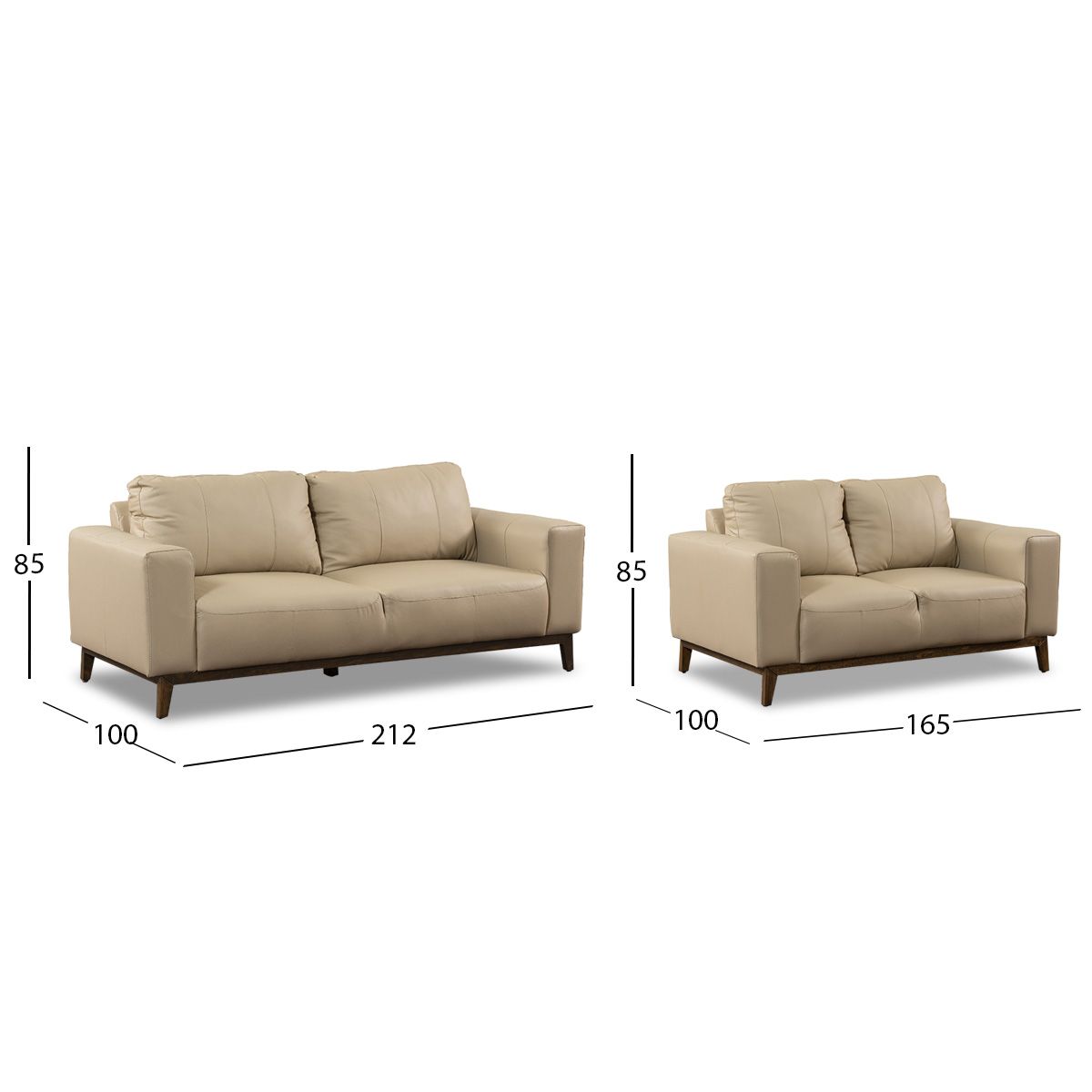 Sala Piel Littio Beige