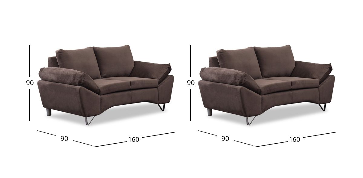 Sala Redwood III Cocoa 2 Piezas