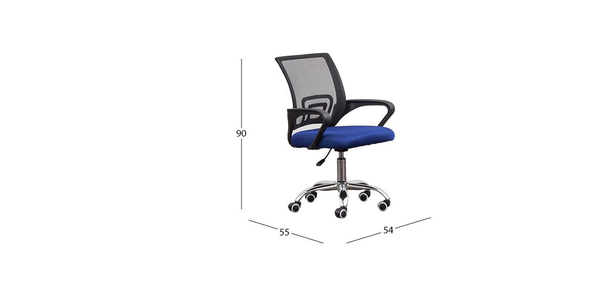 Silla De Oficina Scott New Azul