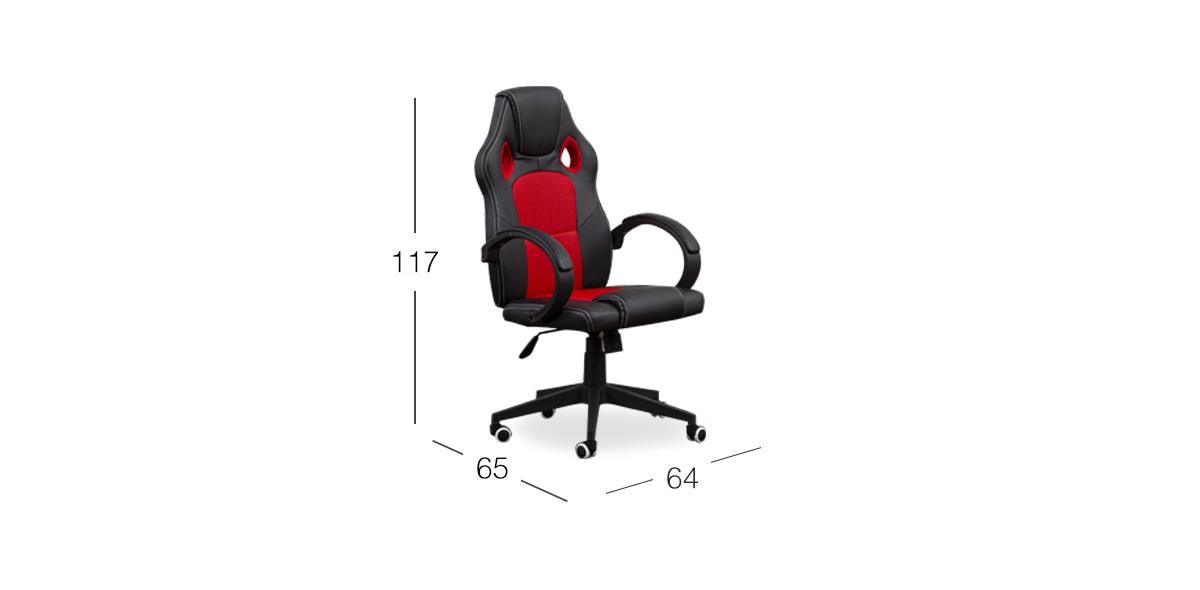 Silla De Oficina Game Rojo