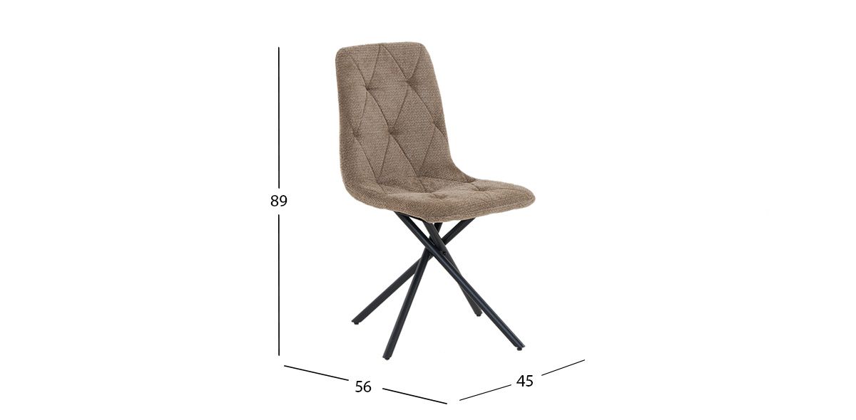 Silla Giratoria Traver Beige