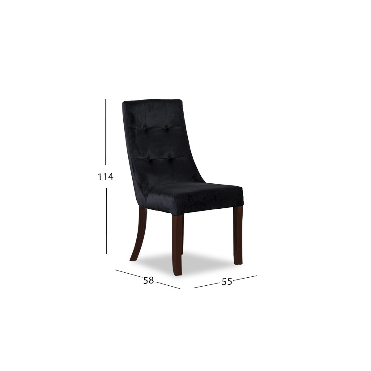Silla Luxor Negro