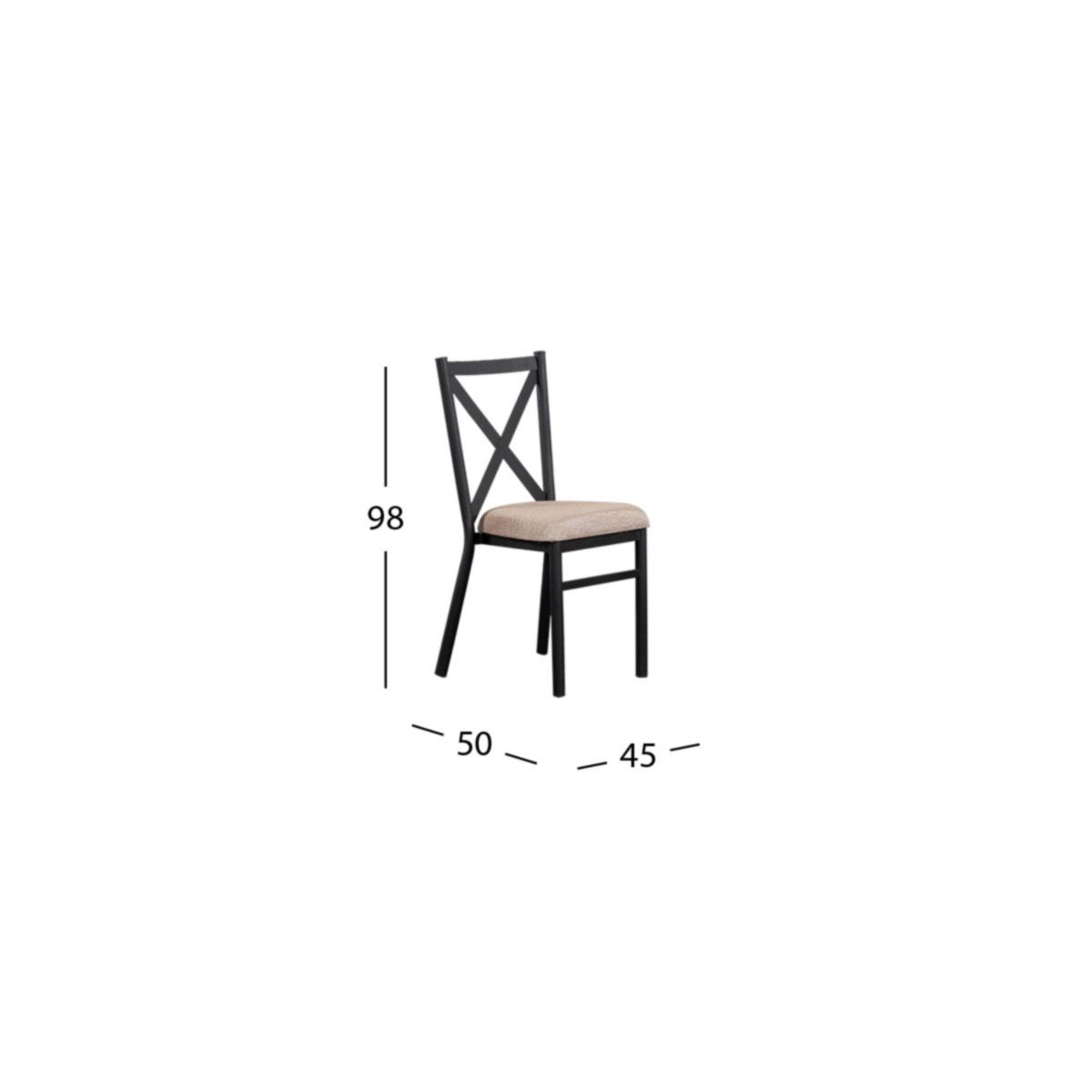 Silla Romeo Negro