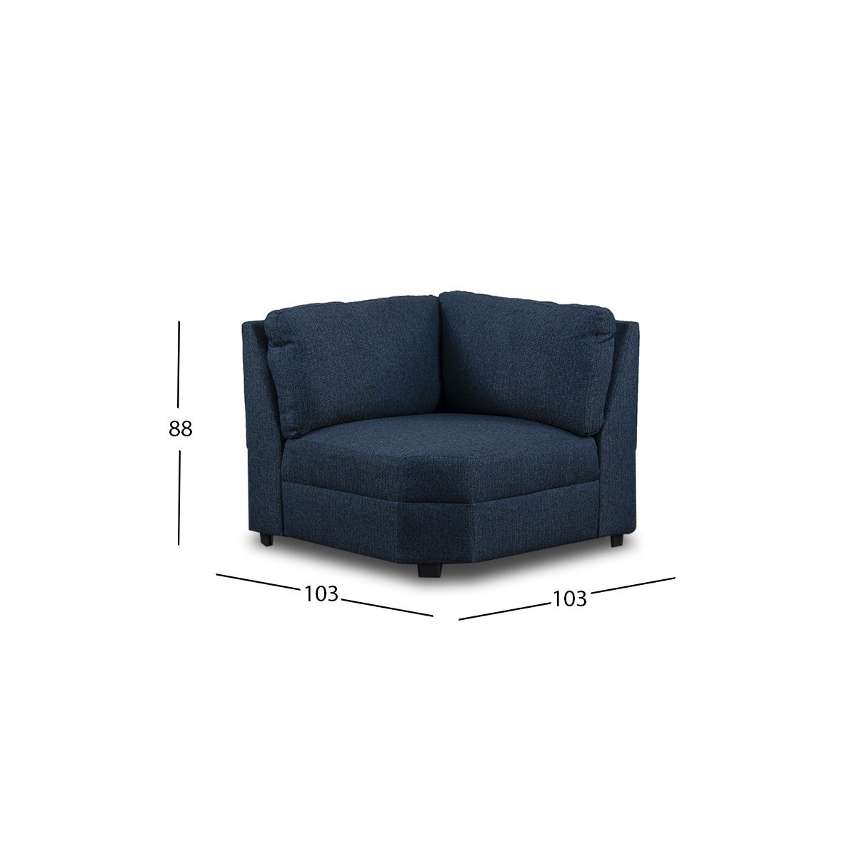 Sillón Esquinero Gea Sirius Azul Navi