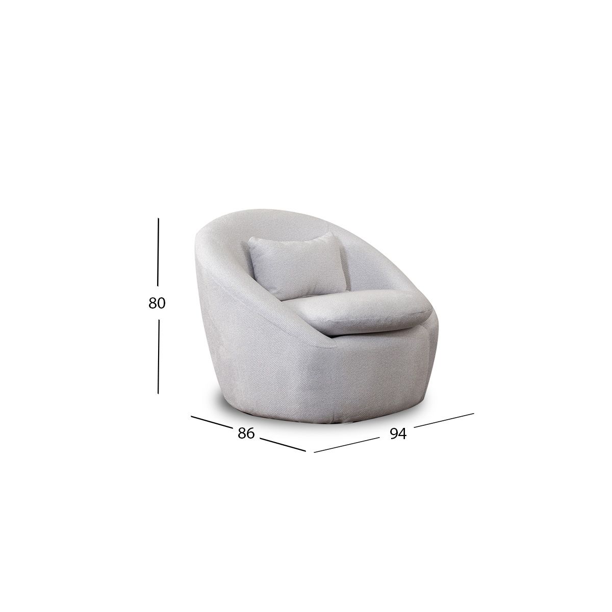 Sillón Brum Blanco