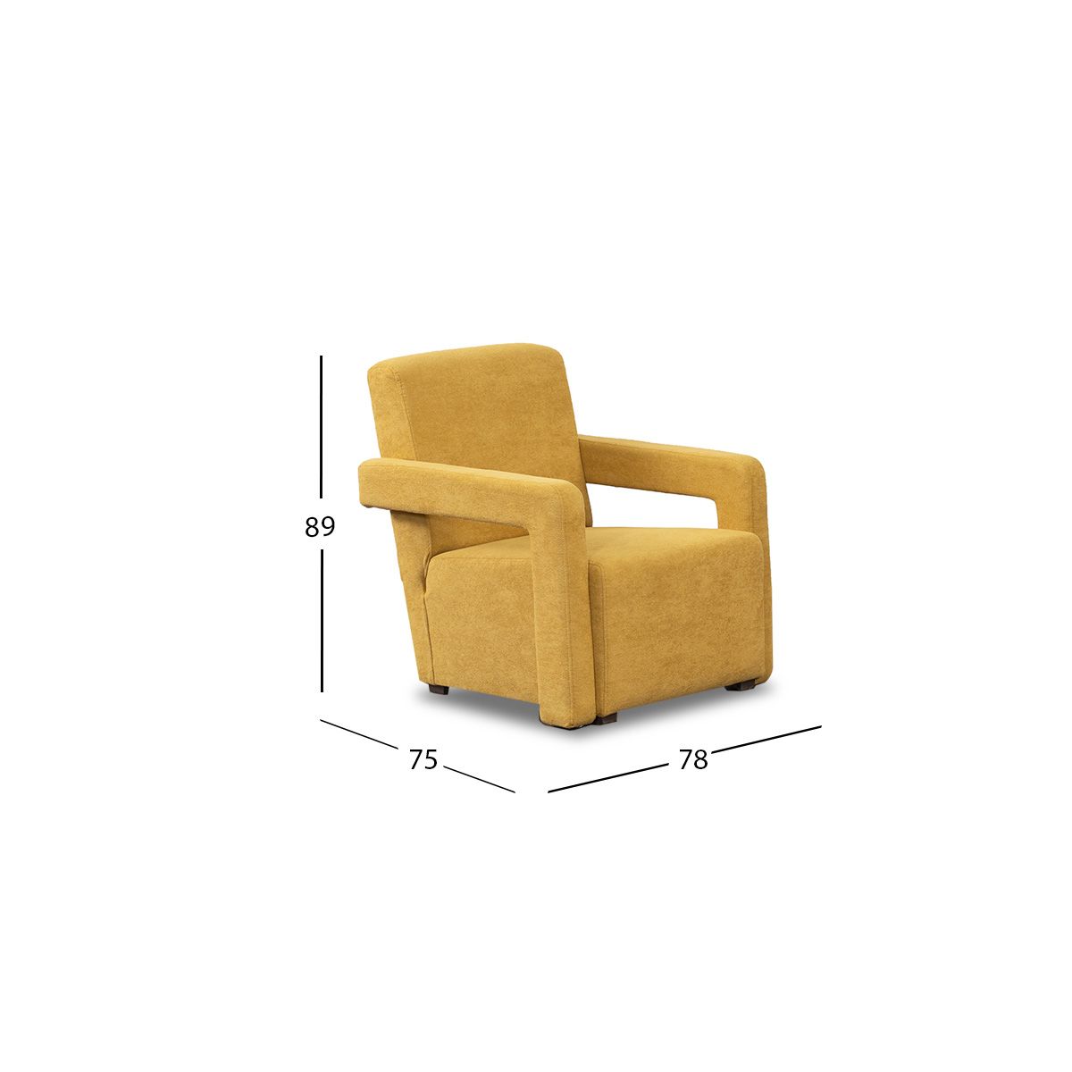 Sillón Ocasional Klepp Amarillo