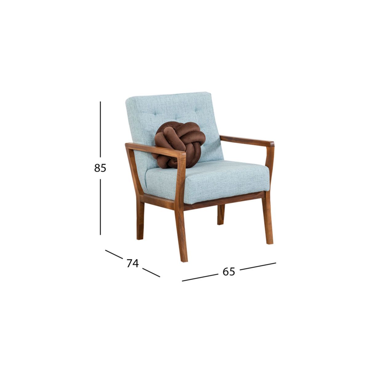 Sillón Ocasional Parota Donovan Menta