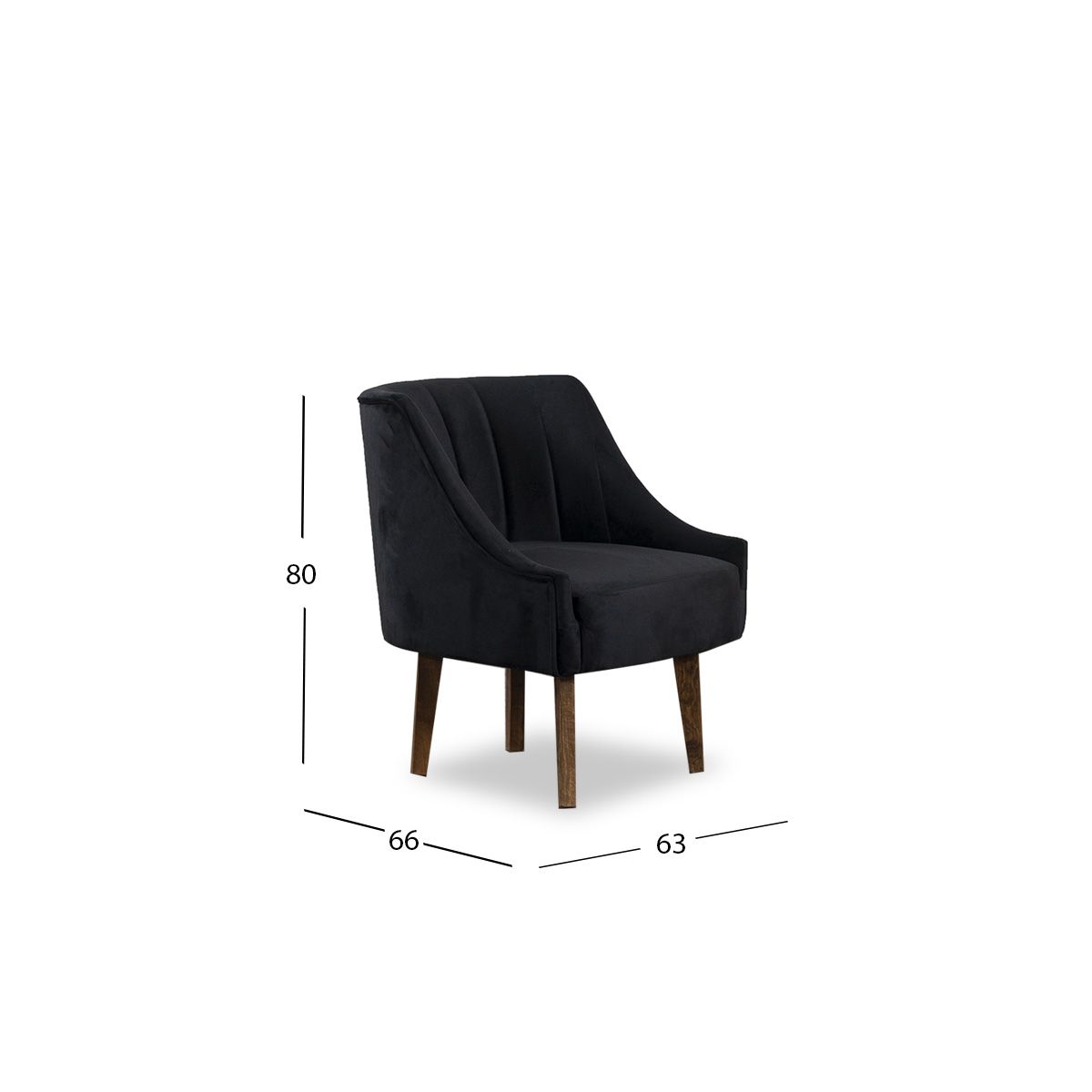 Sillón Ocasional Dante Negro